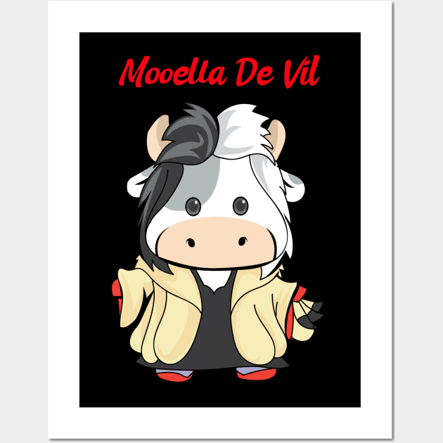 Mooella De Vil Wall Art by My Tribe Apparel